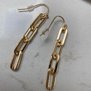 New link earrings - gold - Sanctuary Project